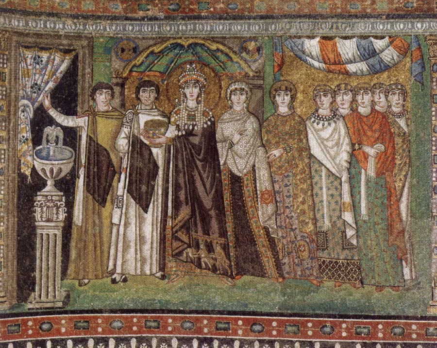 unknow artist The Empress Theodora and Her Court